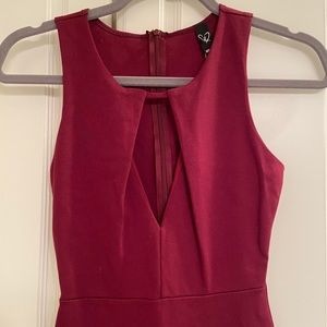 NWT Windsor plum bodycon knee length midi dress